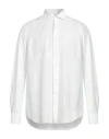 Brancaccio Man Shirt Off White Size 16 ½ Cotton, Viscose In Off White