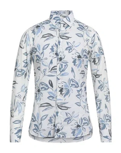Brancaccio Man Shirt Pastel Blue Size 15 ½ Cotton