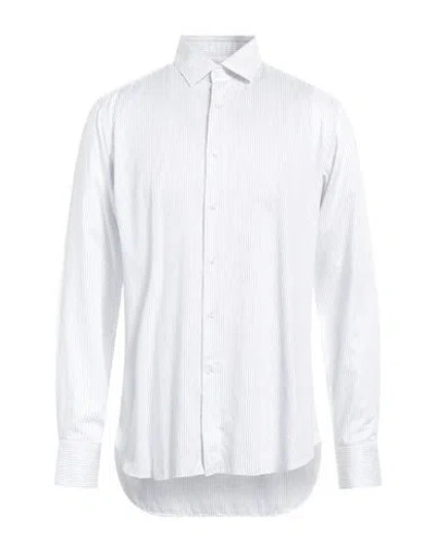 Brancaccio Man Shirt White Size 16 Cotton