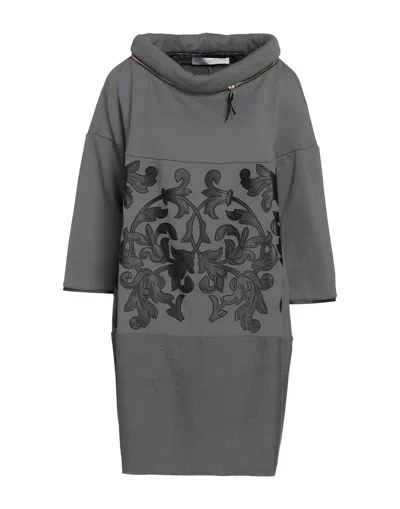 Brancus Short Dresses In Grey