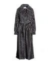 Brand Unique Woman Coat Steel Grey Size 2 Polyester