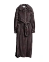 Brand Unique Woman Coat Purple Size 1 Polyester In Purple
