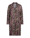 Brand Unique Woman Mini Dress Fuchsia Size Onesize Viscose In Pink