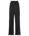 Brand Unique Woman Pants Black Size 1 Polyester, Cotton, Elastane In Black