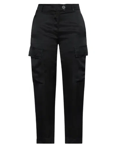 Brand Unique Woman Pants Black Size 1 Viscose