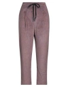 Brand Unique Woman Pants Camel Size 1 Polyester, Elastane In Beige