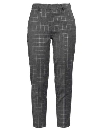 Brand Unique Woman Pants Lead Size 3 Polyester, Viscose, Elastane In Grey