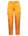 Brand Unique Woman Pants Orange Size 1 Viscose In Orange