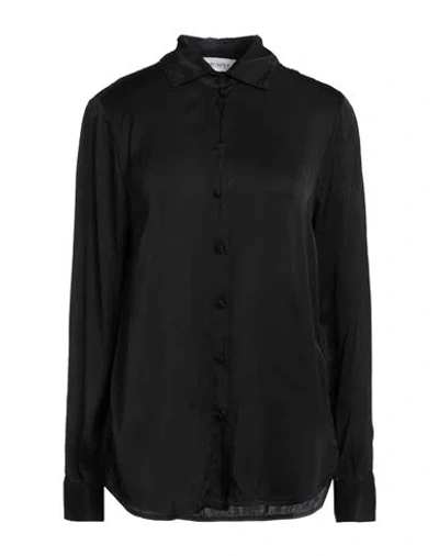 Brand Unique Woman Shirt Black Size 2 Viscose