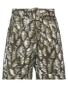 Brand Unique Woman Shorts & Bermuda Shorts Military Green Size 3 Cotton In Green