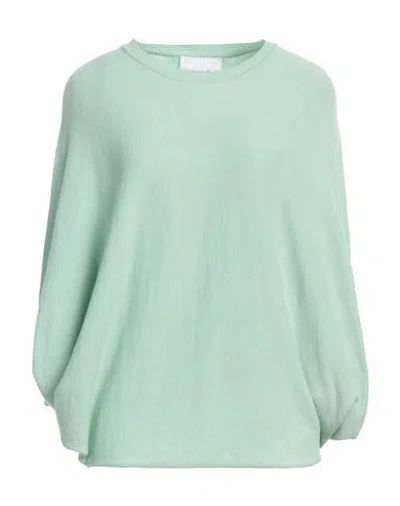 Brand Unique Woman Sweater Light Green Size 2 Viscose, Polyamide, Wool, Cashmere