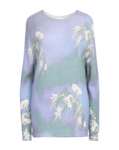 Brand Unique Woman Sweater Lilac Size 0 Acrylic, Polyamide, Wool, Mohair Wool In Purple