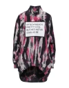 Brand Unique Woman Sweatshirt Dark Purple Size 0 Cotton In Purple