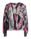 Brand Unique Woman Sweatshirt Mauve Size 0 Cotton In Purple
