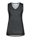 Brand Unique Woman Top Black Size 0 Viscose In Black