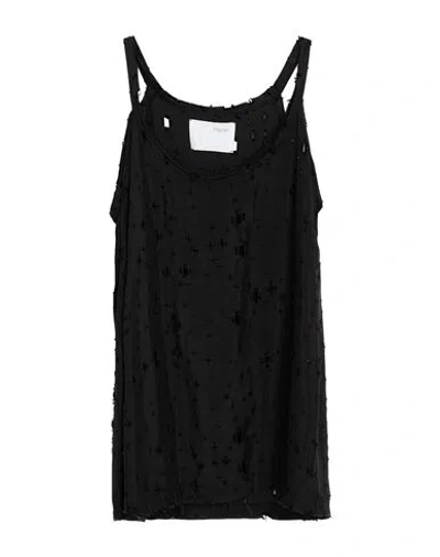 Brand Unique Woman Top Black Size 2 Viscose