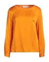 Brand Unique Woman Top Mandarin Size 4 Viscose In Mandarin