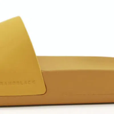 Brandblack Kashiba Lux Slides In Yellow