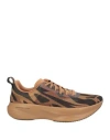 Brandblack Man Sneakers Brown Size 12 Textile Fibers In Brown