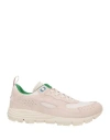 Brandblack Man Sneakers Cream Size 8.5 Leather, Textile Fibers In White