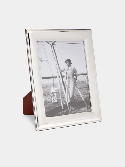 Brandimarte Germana Sterling Silver Photo Frame  Abask Luxury Gift In White