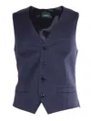 Brando-lubiam Blue Vest In Blue