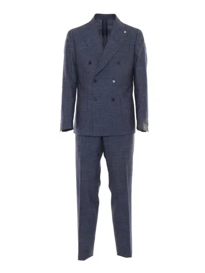 Brando-lubiam Single-breasted Suit In Blue