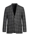 Brando Man Blazer Grey Size 46 Virgin Wool, Polyester