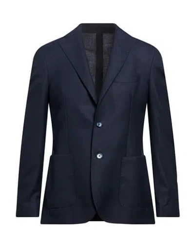 Brando Man Blazer Midnight Blue Size 38 Virgin Wool