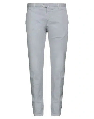 Brando Man Pants Light Grey Size 38 Cotton, Elastane