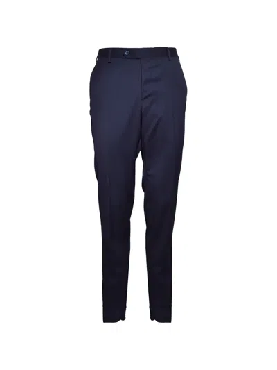 Brando Pressed-crease Tailored Trousers In Blue