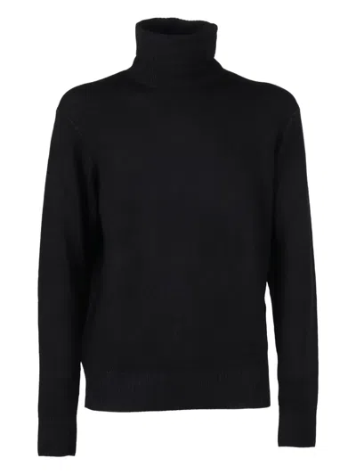 Brando Roll-neck Sweater In Black