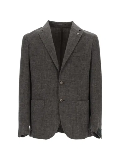 Brando Single-breasted Blazer In Gray
