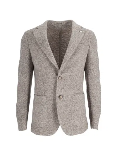 Brando Single-breasted Notched-lapel Blazer In Neutral