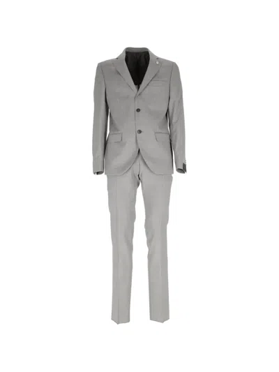 Brando Single-breasted Suit In Gray