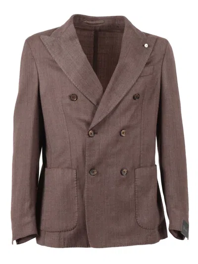 Brando-lubiam Giacca Drop S In Brown