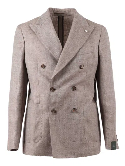 Brando-lubiam Giacca Drop S In Brown