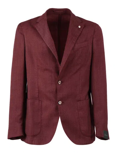 Brando-lubiam Giacca Drop S In Burgundy