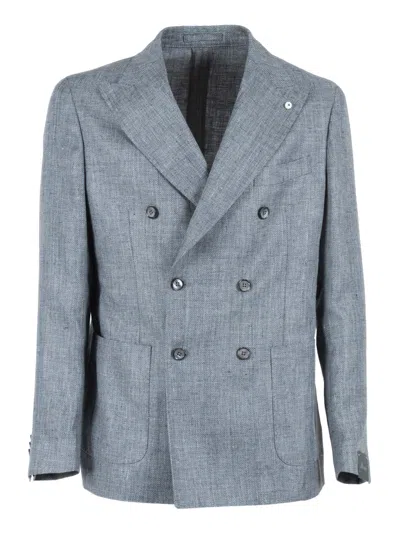 Brando-lubiam Giacca Drop S In Blue