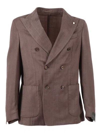Brando-lubiam Brando Lubiam Giacca Drop S In Brown