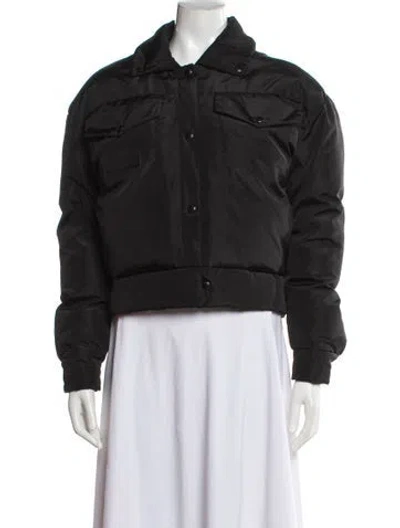 Pre-owned Brandon Blackwood Bomber Jacket In Gray