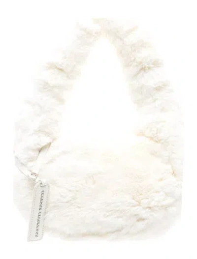 Pre-owned Brandon Blackwood Fur Shoulder Bag In Neutrals