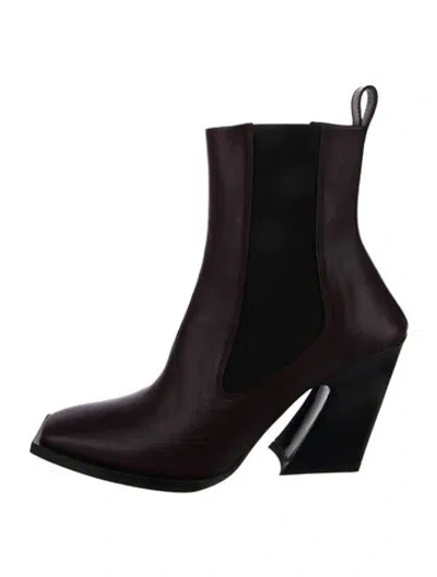 Pre-owned Brandon Blackwood Leather Chelsea Boots In Black