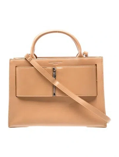Pre-owned Brandon Blackwood Leather Shoulder Bag In Brown