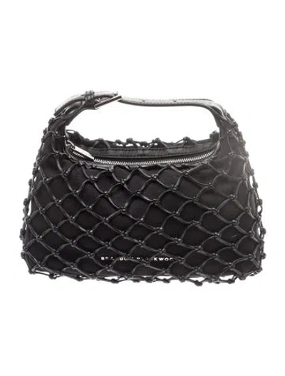 Pre-owned Brandon Blackwood Leather Top Handle Bag In Black