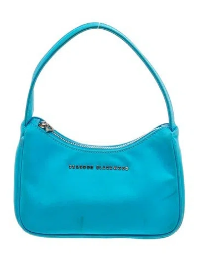 Pre-owned Brandon Blackwood Nylon Shoulder Bag In Blue
