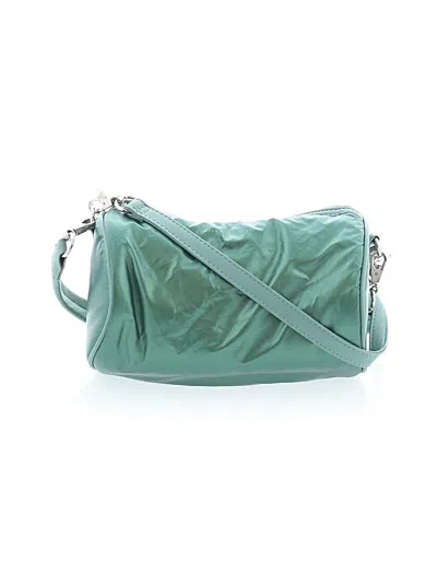 Pre-owned Brandon Blackwood Satchel In Green