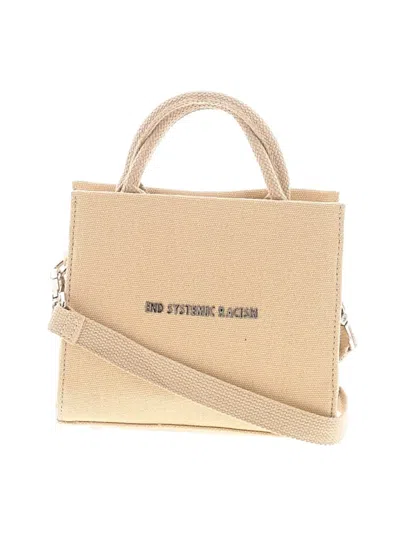 Pre-owned Brandon Blackwood Satchel In Tan