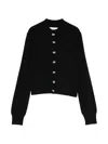 Brandon Maxwell Aubrey Button-up Cardigan In Black