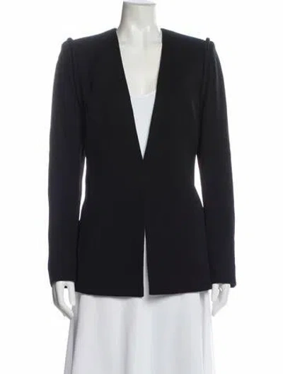 Pre-owned Brandon Maxwell Blazer In Black